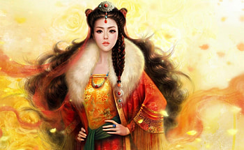 Fantasy, Girl, Hair, Costume, Asian HD wallpaper