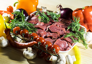 Food, Vegetables, Meat, Dinner, Supper, Goat, Goat Meat HD wallpaper
