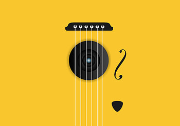 Guitar strings minimal HD wallpaper
