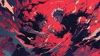 Satoru Gojo vs Sukuna - Jujutsu Kaisen Epic Showdown, Sukuna (Jujutsu Kaisen), Satoru Gojo, Anime, Jujutsu Kaisen, Gojo Vs Sukuna HD wallpaper