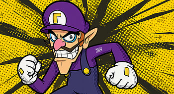Vibrant Waluigi Ultra : Unleashing the Mischief!, Waluigi, video game HD wallpaper
