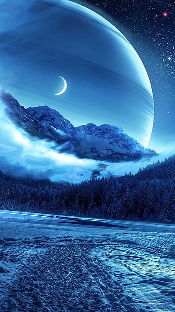 Beautiful For, Blue Moon HD phone wallpaper