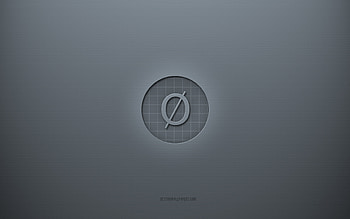 Omni logo, gray creative background, Omni sign, gray paper texture, Omni, gray background, Omni 3d sign HD wallpaper