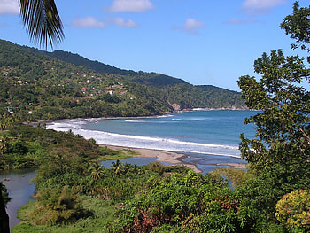 Dominica Island, Castle Bruce Bay, Coastal wonders, Tranquil escape HD wallpaper