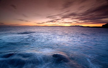 Nature, Sky, Sea, Evening, Calm HD wallpaper