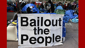 BAILOUT THE PEOPLE, bailout, people, sign, protest HD wallpaper