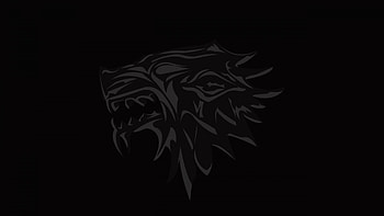 house of stark, game of thrones, logo, emblem, wolf HD wallpaper