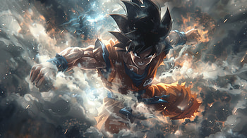 of Goku from Dragon Ball Anime, Anime, Goku, Dragon Ball HD wallpaper
