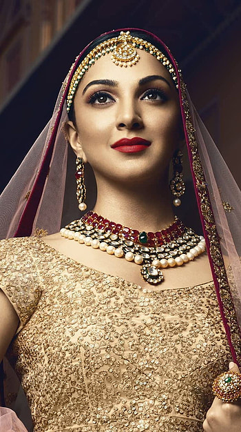 Kiara Advani, bollywood songs, bridal HD phone wallpaper