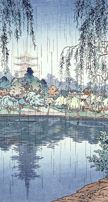 anime landscape, aesthetic HD phone wallpaper
