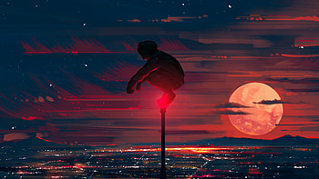 On The Top, artist, artwork, digital-art HD wallpaper