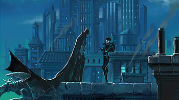 2020 Batman And Catwoman Artwork, batman, catwoman, superheroes, artwork, artist, artstation HD wallpaper