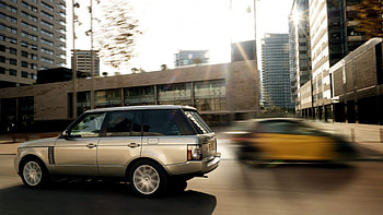 Land Rover Blur, land-rover, range-rover, cars, blur HD wallpaper