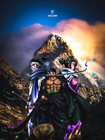 One piece, frank, sky, chopper, zoro, robin, ussop, zedge, mountain, luffy, nami, sanji, anime, zorosola HD phone wallpaper
