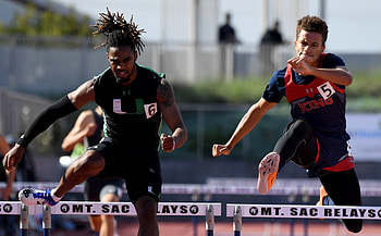 Caleb Roberson and Reyte Rash, Hurdling HD wallpaper