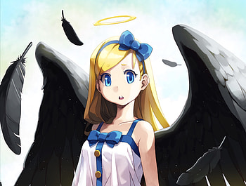 Cute, wings, video game, Iblisia, Rage of Bahamut HD wallpaper