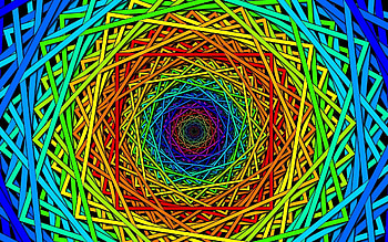 Abstract, Rainbow, Multicolored, Motley, Grid, Colorful, Colourful, Iridescent, Weaving, Braiding HD wallpaper