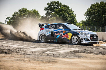 Hyundai Veloster Turbo, Rallycross HD wallpaper