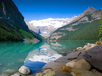 Natural Attraction, blue, sky, beauty, mountain HD wallpaper