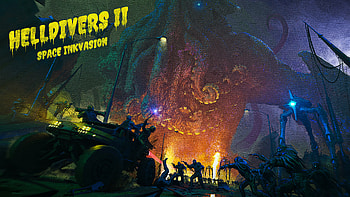 Helldivers 2 : Space Inkvasion, Helldivers, Helldivers 2, Liberty! HD wallpaper