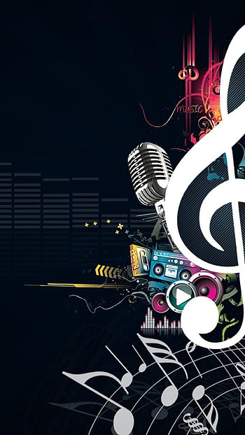 Music, graphic design, vector HD phone wallpaper