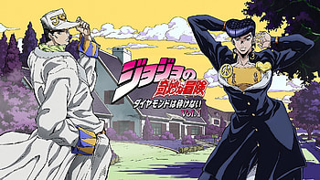 Anime - Jojo's Bizarre Adventure Josuke Higashikata Jotaro Kujo HD wallpaper