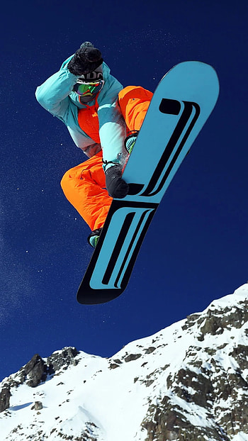 Snowboarding tricks, Extreme sports, Mountain slopes, Adrenaline rush HD phone wallpaper
