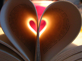 Composition, book, abstract, texture, heart, special HD wallpaper