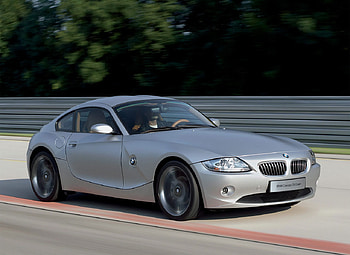 BMW, silver, moving, car HD wallpaper