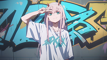 动漫, Zero Two (Darling in the FranXX), Darling in the FranXX HD wallpaper