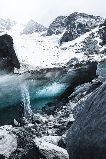 Nature, Water, Stones, Ice, Rocks, Glacier HD phone wallpaper
