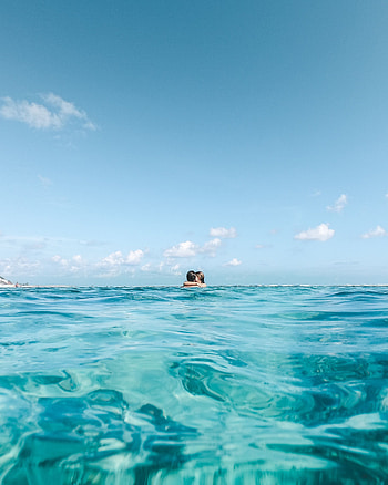 Sky, Love, Horizon, Couple, Pair, Embrace, Pool HD phone wallpaper