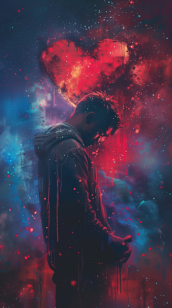 Starry Sorrow HD phone wallpaper