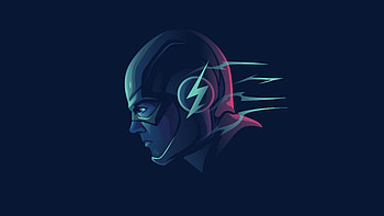 Flash minimalist , Abstract speed lines, Minimalist superhero, Vibrant colors HD wallpaper