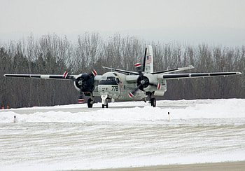 Grumman C-1A Trader, usaf, snow, grumman, transport, trader HD wallpaper