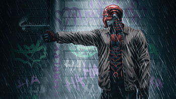 Red Hood Shotting In Rain , red-hood, superheroes, artist, artwork, digital-art, artstation HD wallpaper