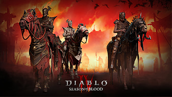 Diablo IV - Season of Blood Marrow Armor, video game, Diablo IV HD wallpaper