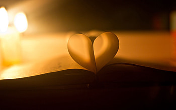 Love, Shine, Light, Heart, Book, Happiness HD wallpaper
