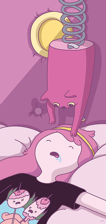 Dulce princesa, jake, aventura, de, magenta, pink, a, hora, distant, bubblegum, finn, adventure, lands, marceline, princess, time HD phone wallpaper