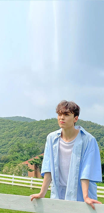 Vernon, cloud, sky, seventeen HD phone wallpaper