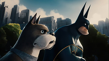 Batman Krypto DC League of Super-Pets HD wallpaper
