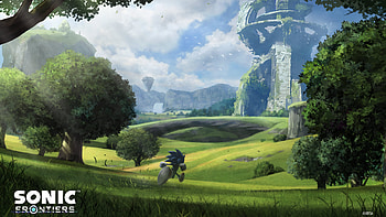 Sonic Frontiers - Kronos Island, video game, Sonic Frontiers, Sonic the Hedgehog, adventure, landscape HD wallpaper