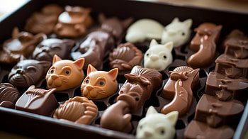 Artistic Chocolate Delights, AI Art, food, chocolate HD wallpaper