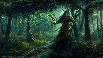 Character Build: The Forest Druid - The Tamriel Vault HD wallpaper