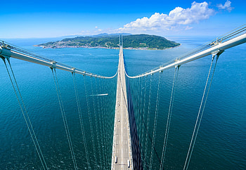 Akashi Kaikyo Bridge, World's longest, Impressive landmark, Engineering marvel HD wallpaper