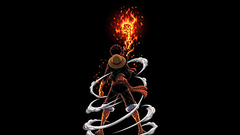 Monkey D Luffy King Of The Seas, one-piece, monkey-d-luffy, tv-shows, anime, artwork, artist, digital-art, art, ai, black, dark HD wallpaper