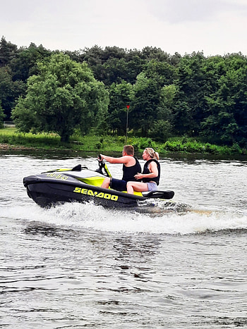 Jetski rental, Duisburg, Water sport thrill, Ride the waves HD phone wallpaper