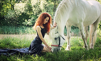 ღ❤ღ, horse, Girl, Beautiful, Woman, Model, Lovely, female HD wallpaper