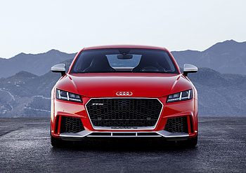 Front, Audi TT, red car HD wallpaper