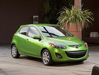 Mazda 2 USA 2010, 2, mazda, 2010, usa HD wallpaper